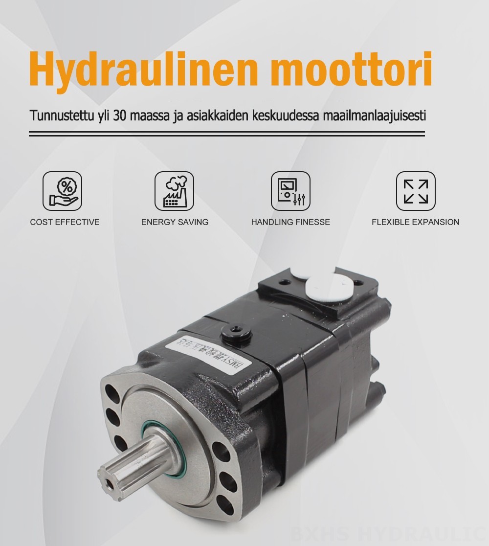 BMSY_sykloidihydraulimotori 100 cc/kierros 50 l/min Hydraulimoottori